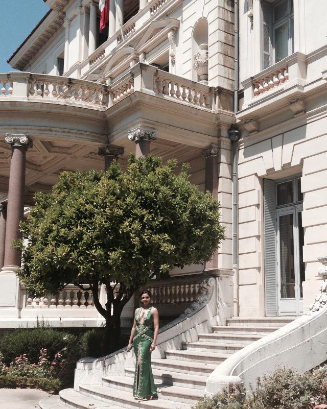 Christine Philip in Musée Masséna in Nice, French Riviera