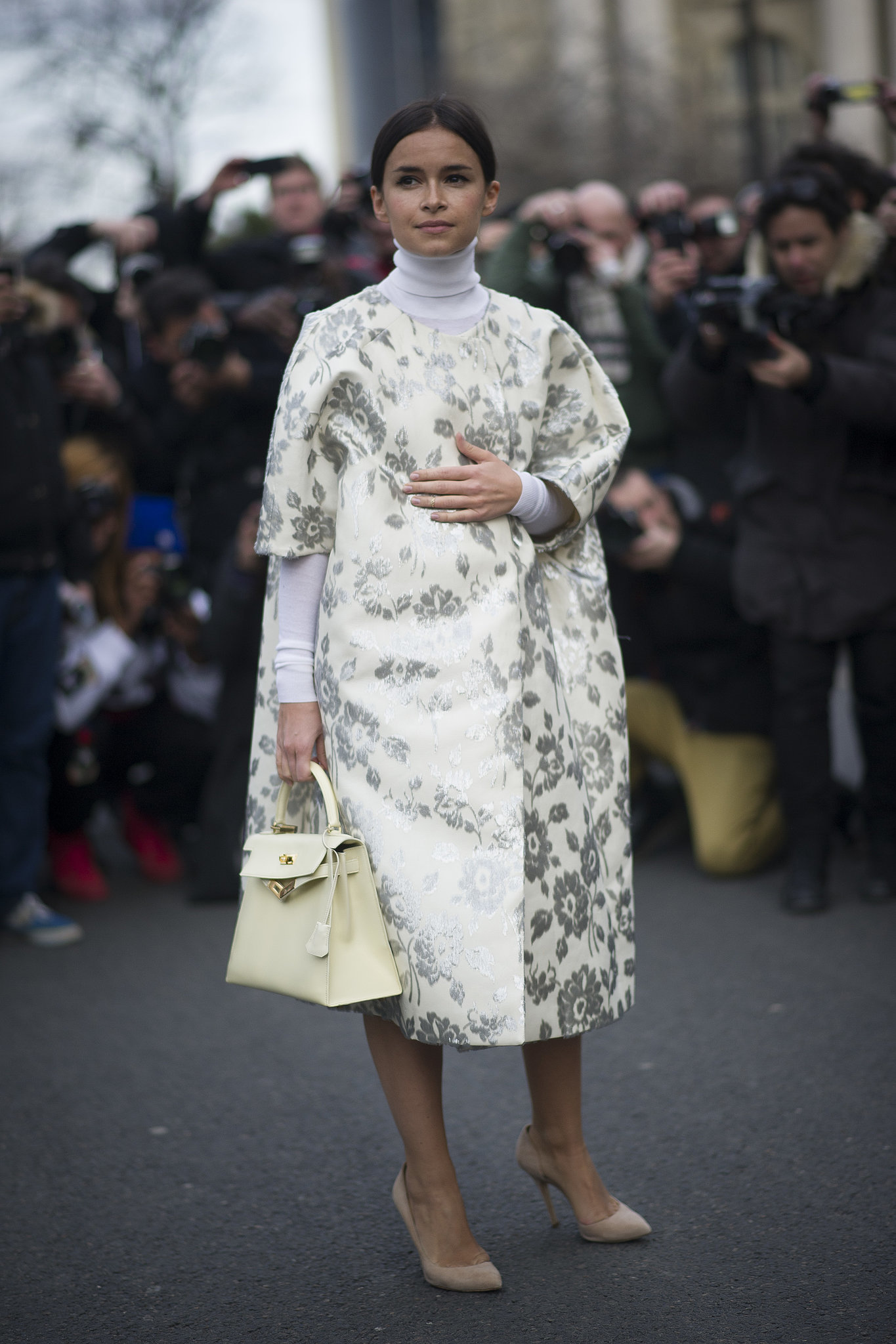 Street Style Star, Mira Duma in winter style, Getty