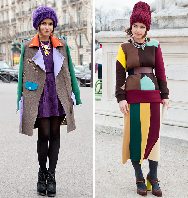 Street Style Star, Mira Duma in winter style, Getty